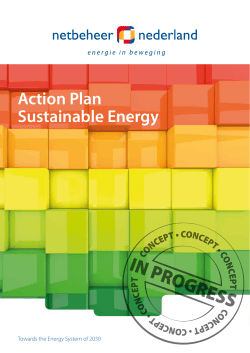Action Plan Sustainable Energy