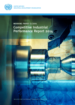 Competitive Industrial Performance Report 2014