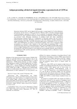 Antigen-presenting cell-derived signals determine expression levels