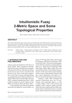 Intuitionistic Fuzzy 2-Metric Space and Some Topological Properties