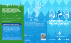 Conserving Water Outdoors - Illinois