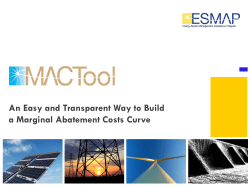 An Easy and Transparent Way to Build a Marginal Abatement Costs