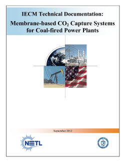 Membrane-based CO2 Capture Systems for Coal