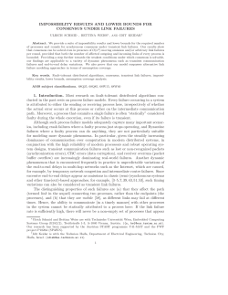 Impossibility Results and Lower Bounds for Consensus Under Link