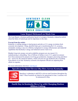 Top Story Lane Report Released Shale Gas Boom Offers