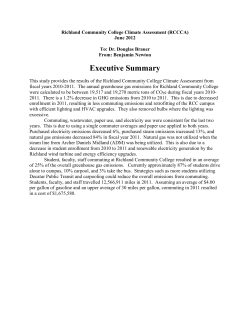 Richland Community College Climate Assessment