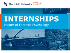 Faculty of Psychology and Neuroscience Clinical