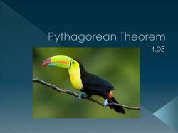 9.3.2 Pythagorean Theorem