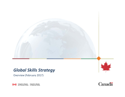 Global Skills Strategy