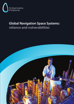 Global Navigation Space Systems: reliance and vulnerabilities