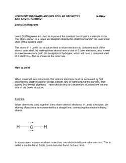 Molecular Geometry