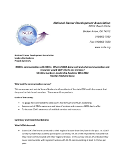 This survey was sent out via Survey Monkey to all presidents of the