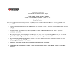 Acquittal guide and form