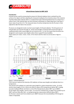 Infrared Sensor System for MRF 16/22 Introduction: Infrared sensors