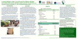 Linking Elders with Local Food for Better Health Poster