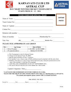 astral cup - Karnavati Club