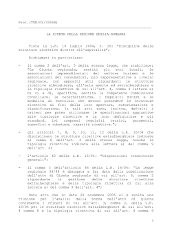affittacamere - Regione Emilia