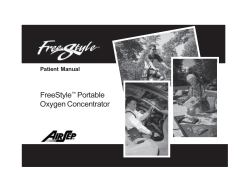 FreeStyle&trade; Portable Oxygen Concentrator