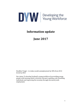 DYW Information Update - June 2017 - Education Scotland