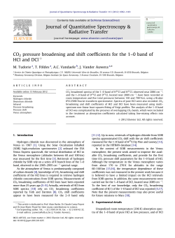 CO2 pressure broadening and shift coefficients for the 1&ndash;0 band of