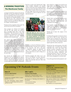 Upcoming UW-Parkside Events - University Of Wisconsin