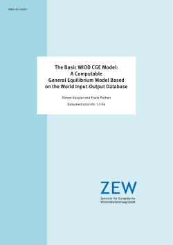 The Basic WIOD CGE Model - FTP Directory Listing