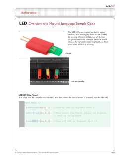 LED Overview and Natural Language Sample Code