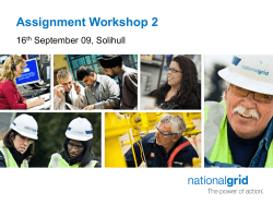 30 September 2009 Presentation
