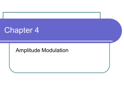 Amplitude Modulation signal