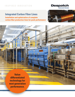 Integrated Carbon Fiber Production Lines