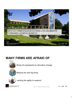 many firms are afraid of