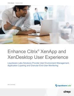 Citrix Ready | Solutions Brief