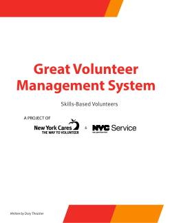 Skills-Based Volunteering