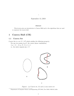 1 Convex Hull (CH)