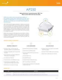 High performance, general-purpose, 802.11ac Wave 2 dual