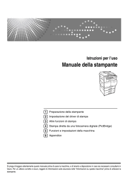 Manuale della stampante