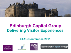 Capital Group-ETAG - Edinburgh Tourism Action Group