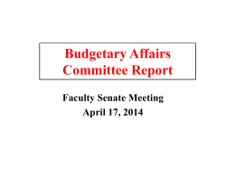 BAC Faculty Senate Report April.17.2014..ver2