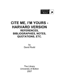 cite me, i`m yours - harvard version - UNYP E