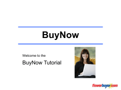 BuyNow - Flower Buyer