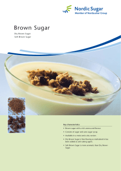 Brown Sugar - Nordic Sugar