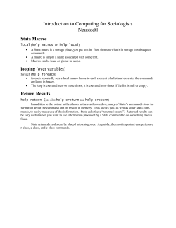 macros - TerpConnect