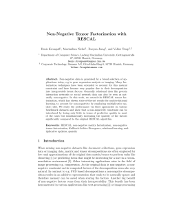 Non-Negative Tensor Factorization with RESCAL