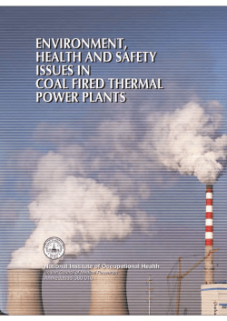 Environment, Health and Safety Issues in Coal Fired Thermal Power