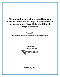 Simulating Impacts of Increased Stomatal Closure under Future CO2