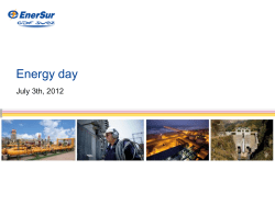 Alex Keisser &ndash; ENERSUR. Electric Sector`s