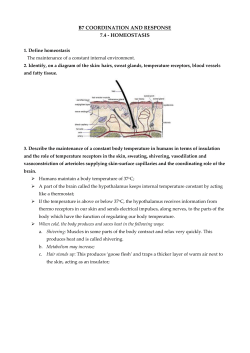 B7.4 Revision notes
