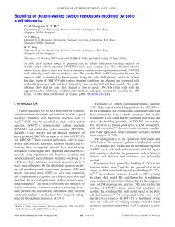 Buckling of double-walled carbon nanotubes