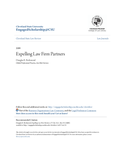 Expelling Law Firm Partners