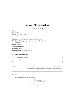 Package `FGalgorithm`